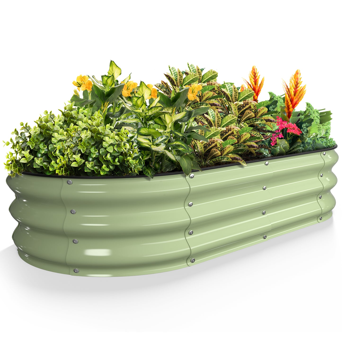 Raised Garden Bed Kit (Fruit Green, 4x2x1FT)
