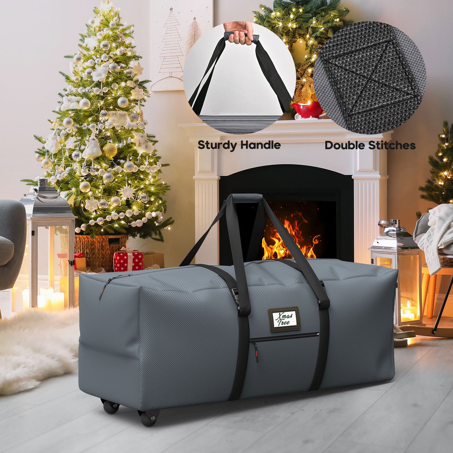 Christmas Tree Storage Bag 9Ft (Gray)
