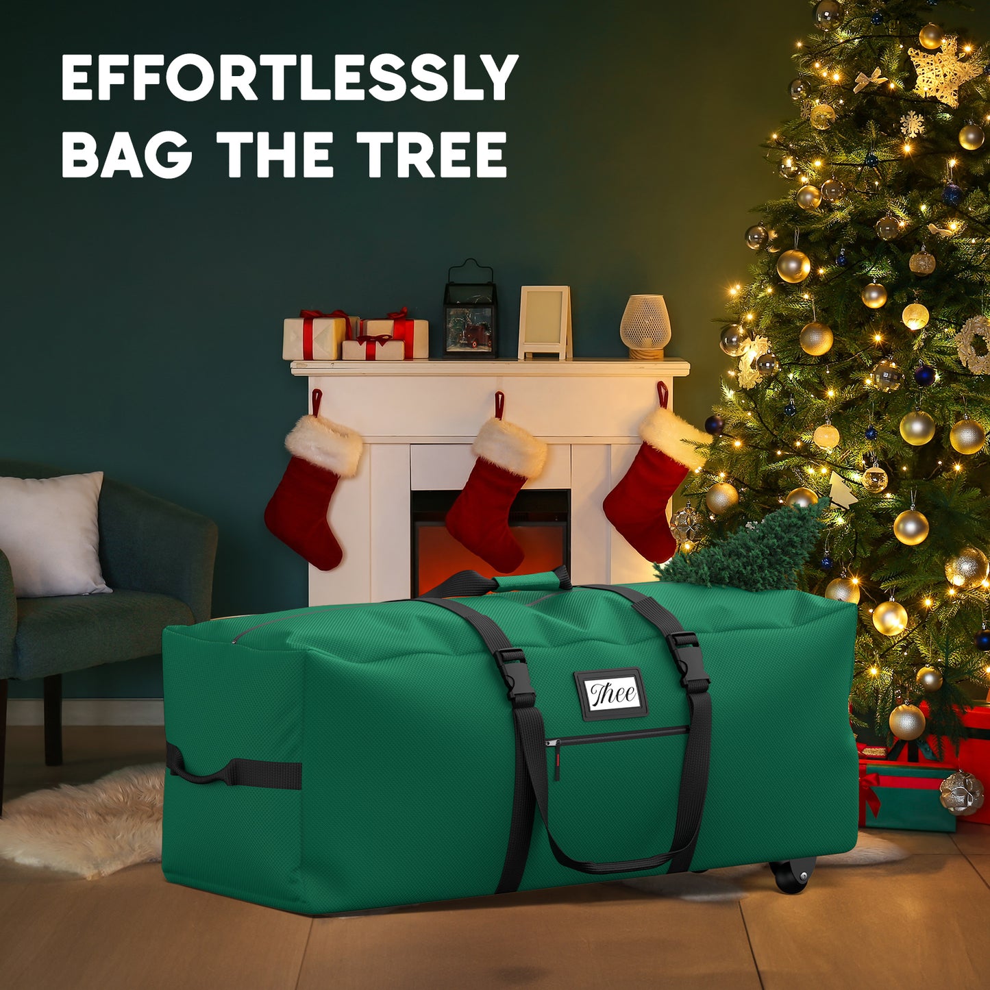 Christmas Tree Storage Bag 9Ft(Green)