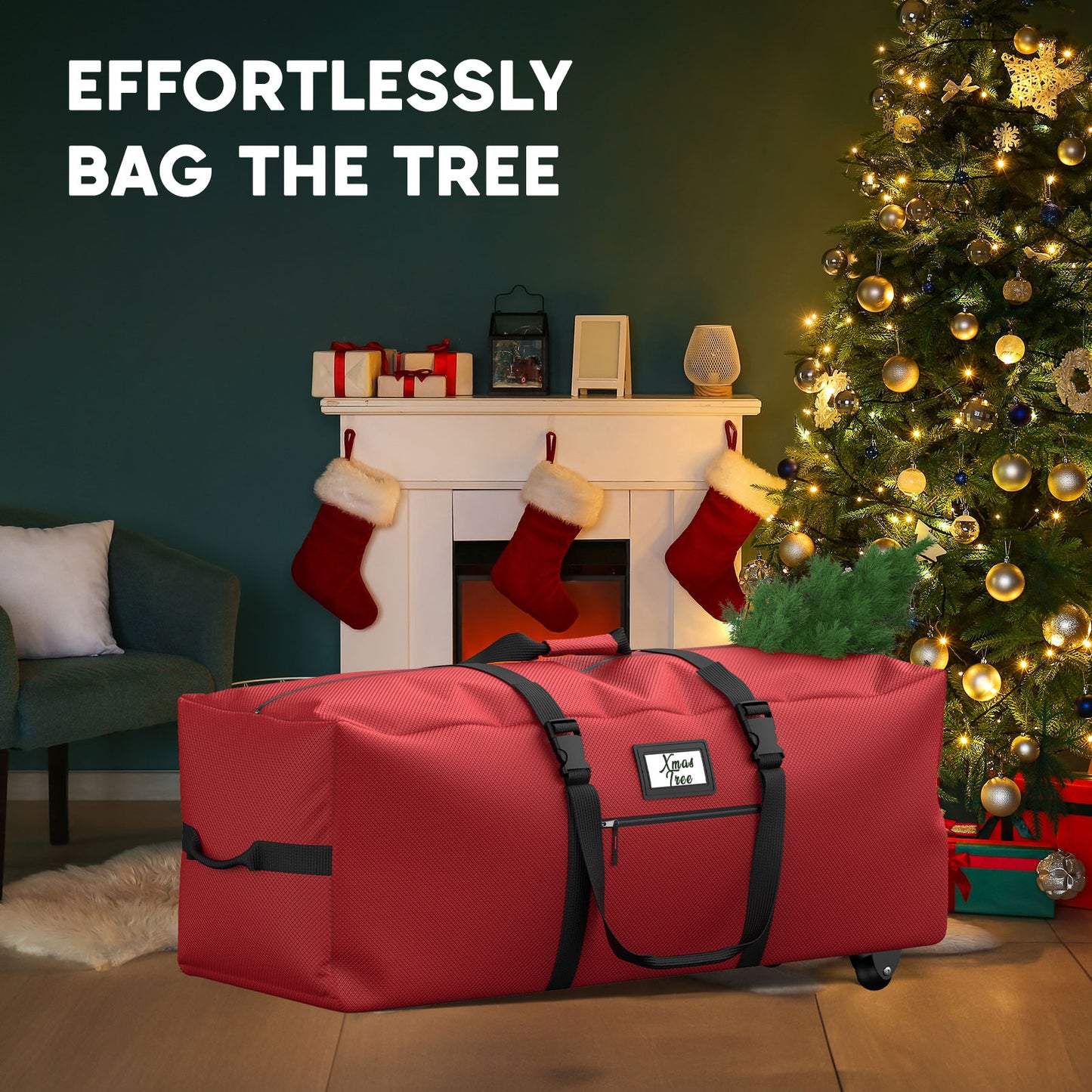 Christmas Tree Storage Bag 9Ft (Red)