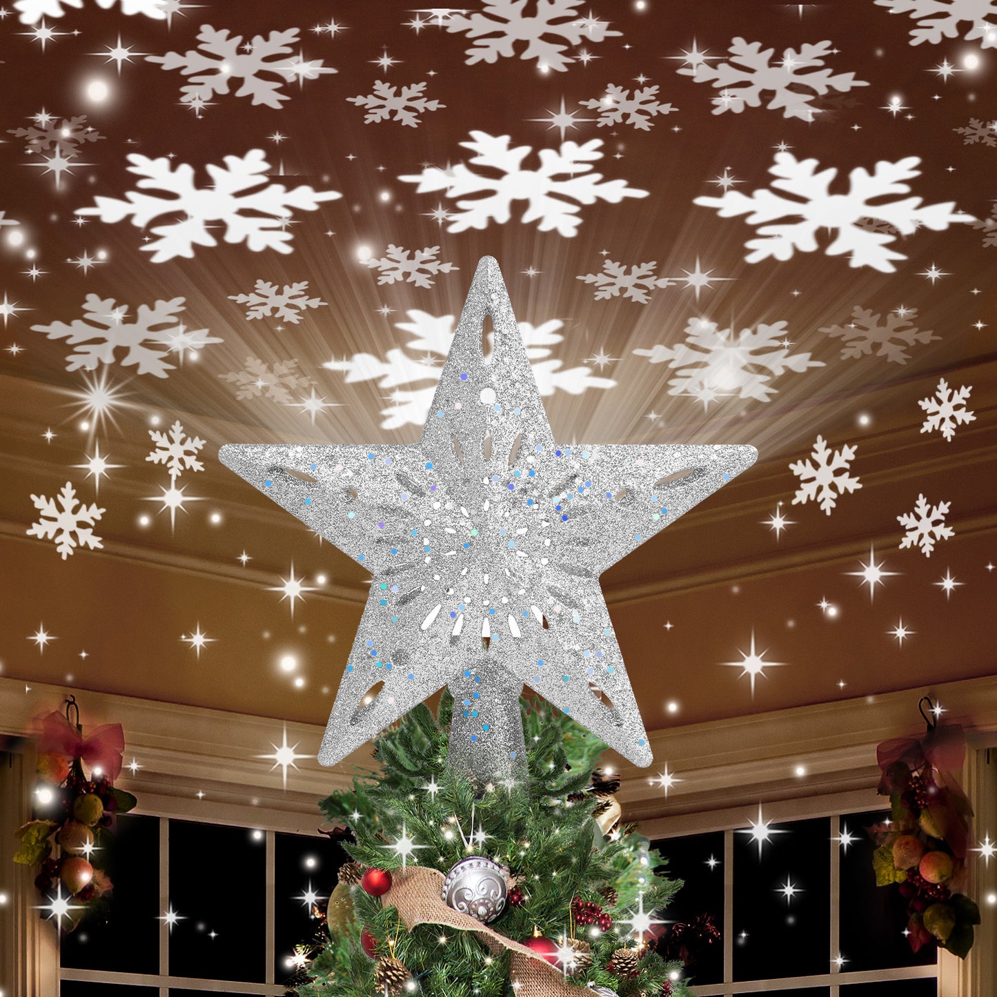 Christmas Tree Topper (Sliver)