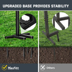 Garden Hose Holder with Tool Storage Basket,4 Spikes