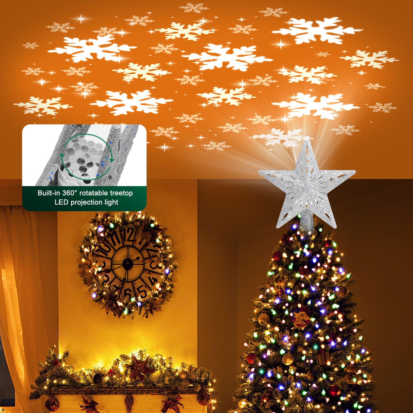 Christmas Tree Topper (Sliver)