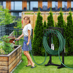 Garden Hose Holder with 4 Spikes & 2 Tool Hooks