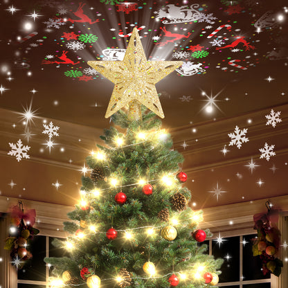 Kesfitt Christmas Tree Topper(Gold)