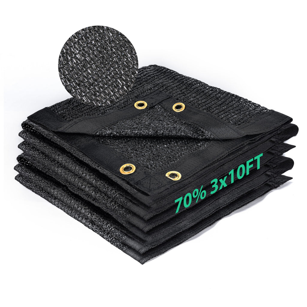 Kesfitt 70% Shade Cloth 3x10 FT for Patio & Garden
