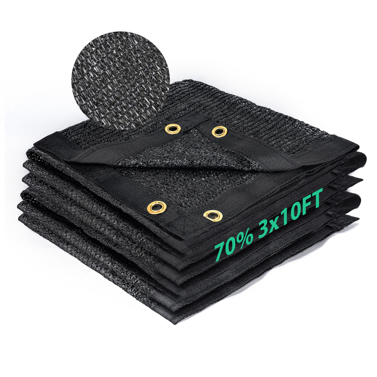 Kesfitt 70% Shade Cloth 3x10 FT for Patio & Garden