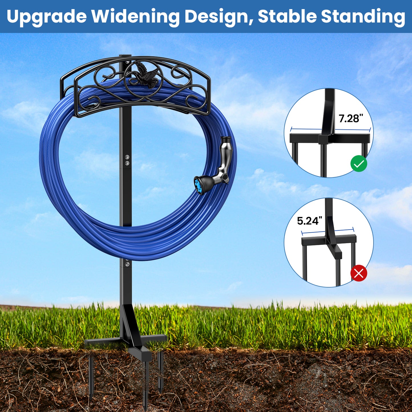 Bird Garden Hose Holder