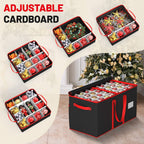 Christmas Ornament Storage Box（Black）