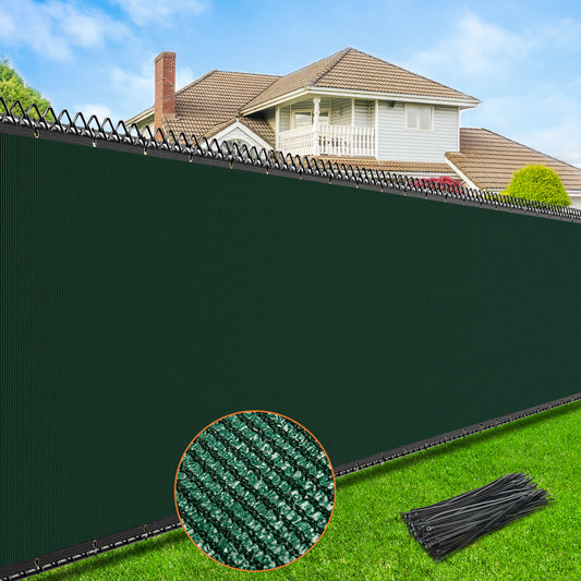 6X50FT Fence Privacy Screen (Dark Green)