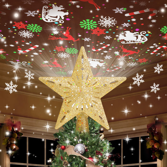 Christmas Tree Topper (Gold)