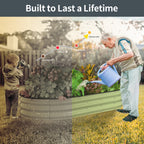 Raised Garden Bed Kit (Fruit Green, 6x3x1FT)