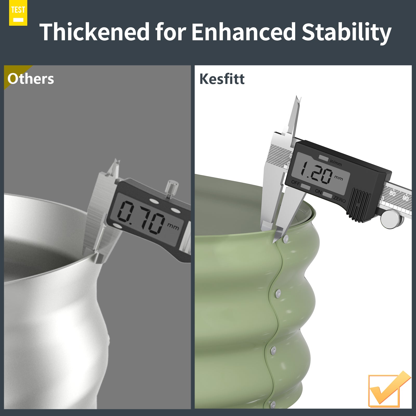 Raised Garden Bed Kit (Fruit Green, 6x3x1FT)