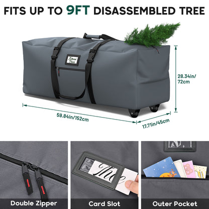Christmas Tree Storage Bag 9Ft (Gray)