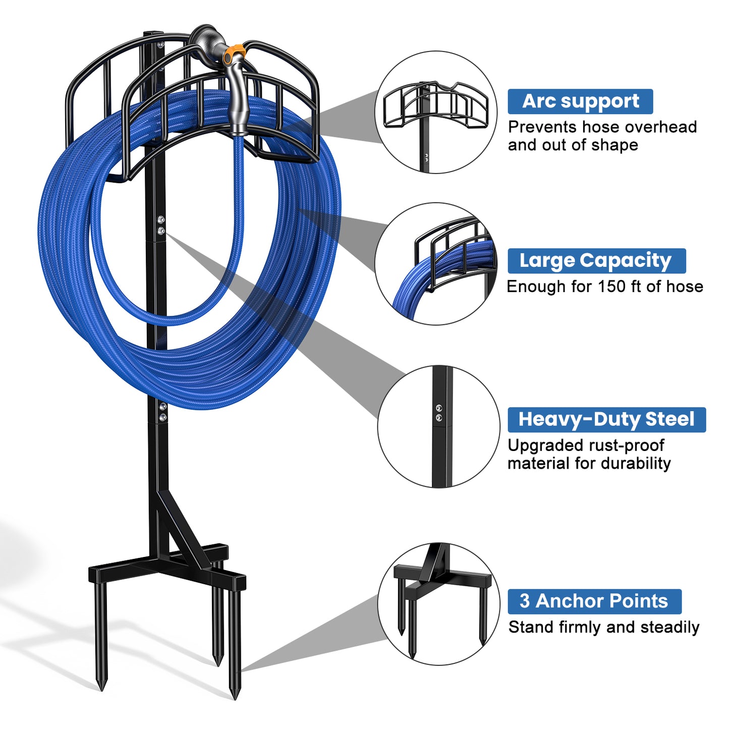 Classic Garden Hose Holder