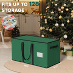 Christmas Ornament Storage Box （Green）
