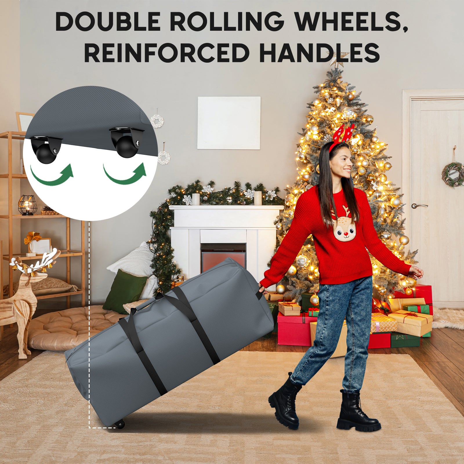 Christmas Tree Storage Bag 9Ft (Gray)