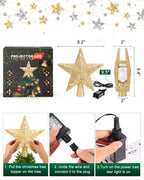 Kesfitt Christmas Tree Topper(Gold)