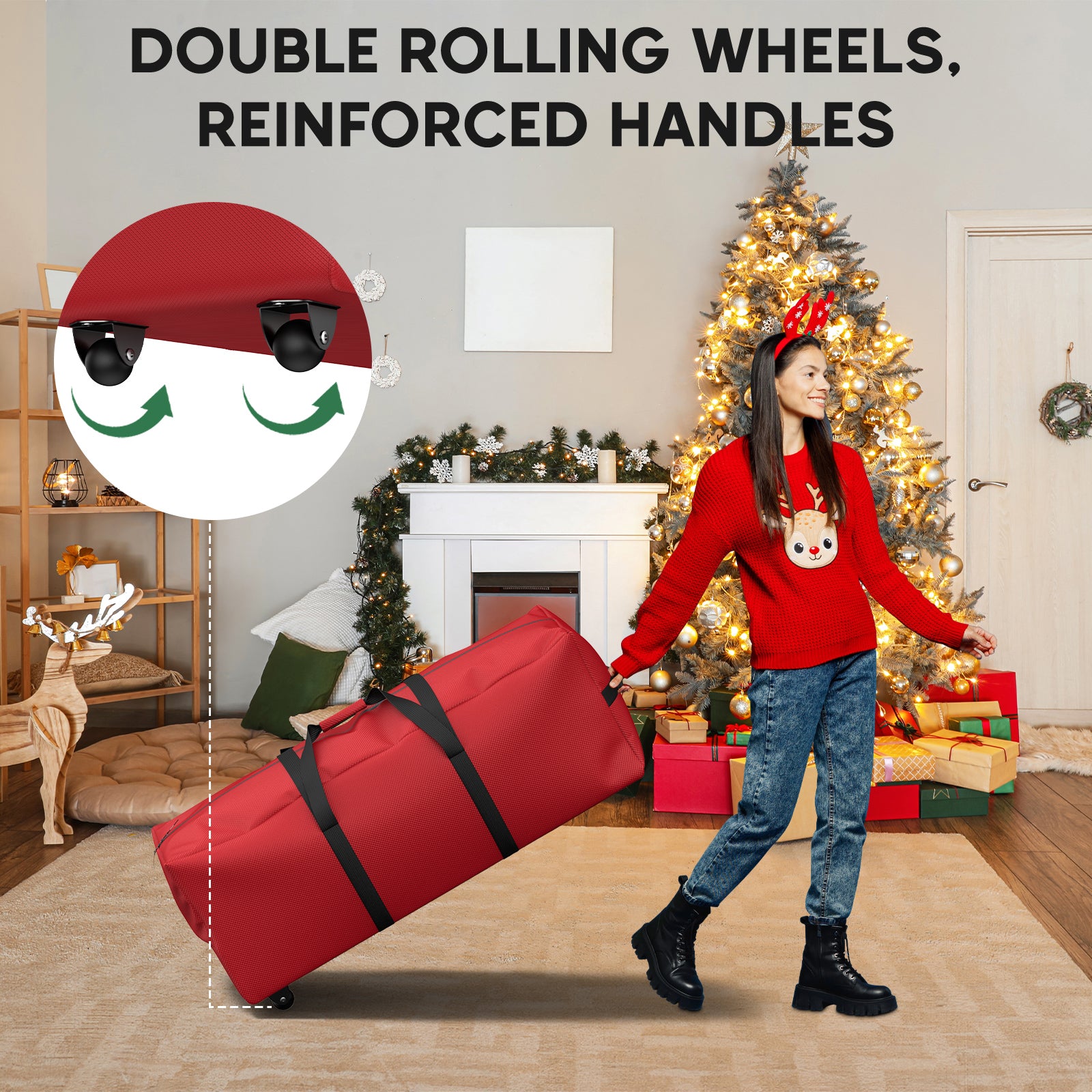 Christmas Tree Storage Bag 9Ft (Red)