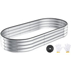 Raised Garden Bed Kit (Sliver, 6x3x1FT)