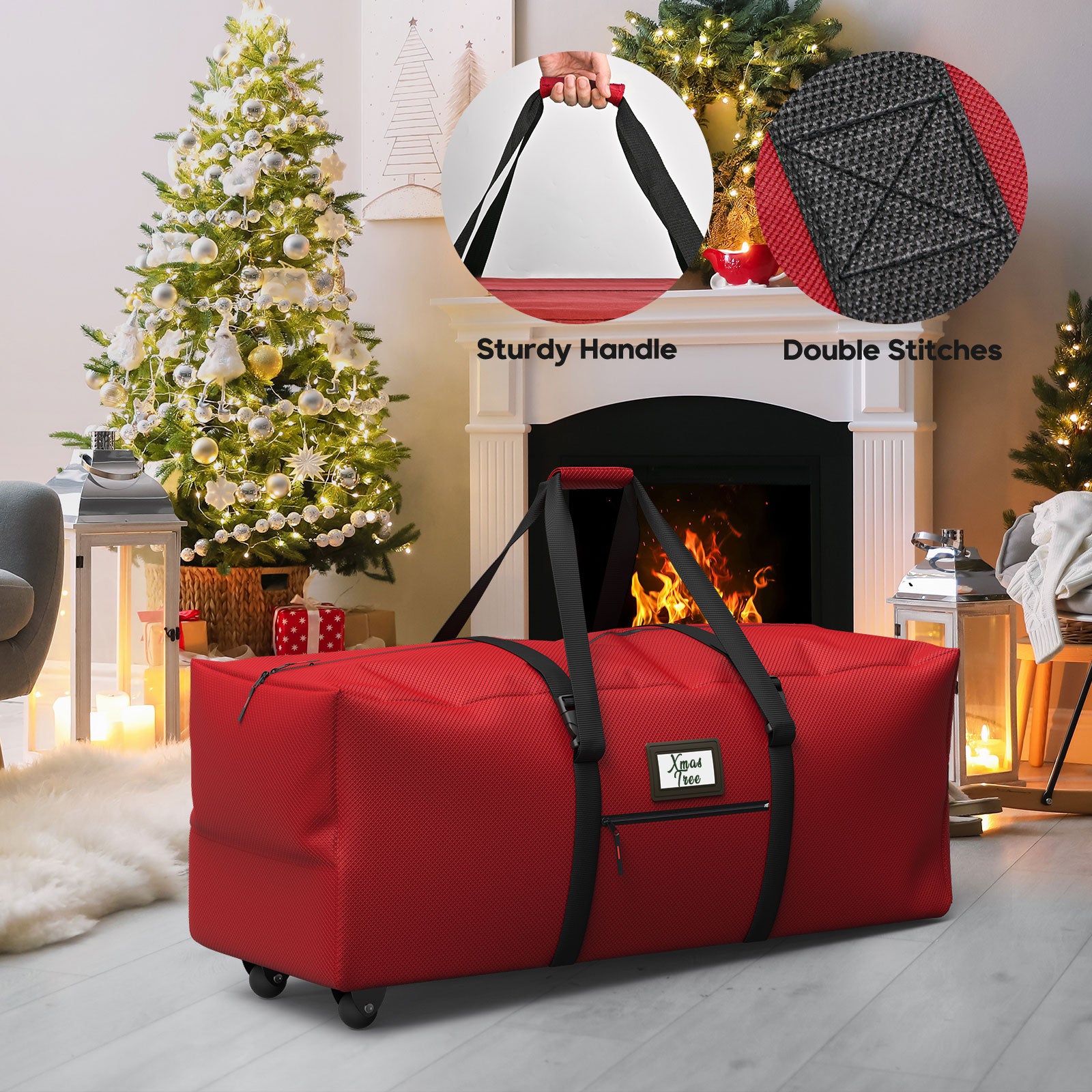 Christmas Tree Storage Bag 9Ft (Red)