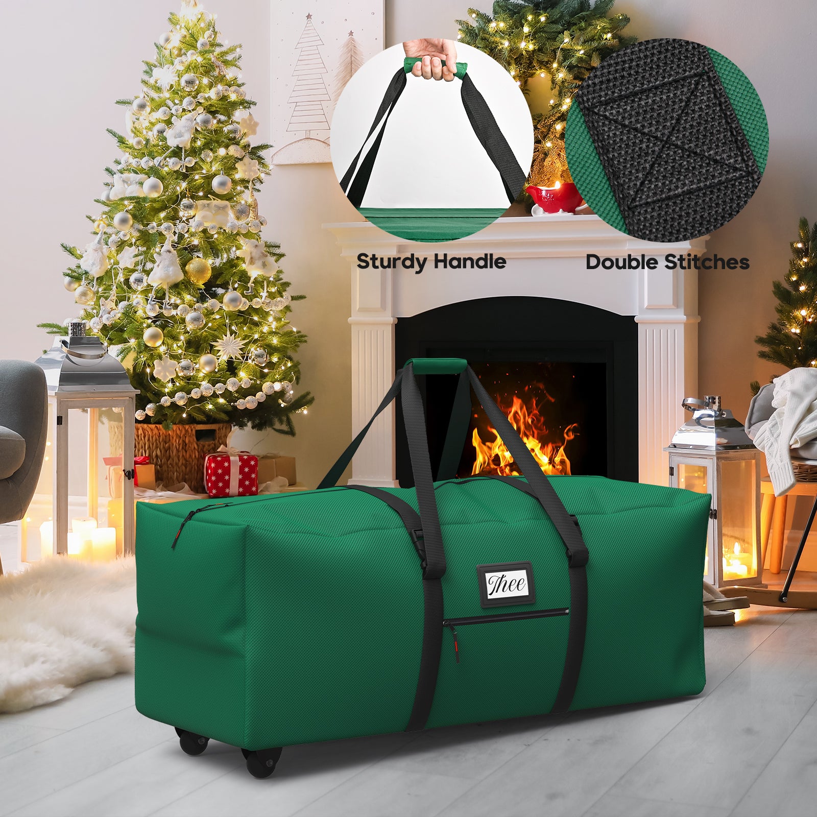 Christmas Tree Storage Bag 9Ft(Green)