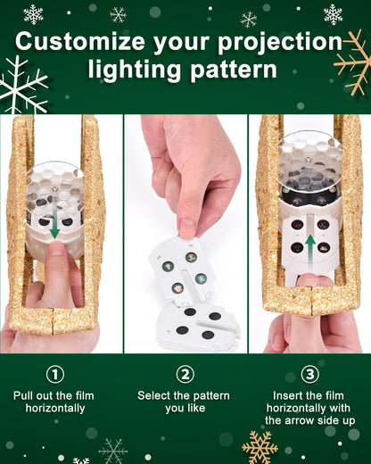 Kesfitt Christmas Tree Topper(Gold)