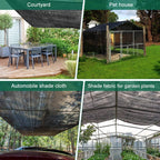 Kesfitt 70% Shade Cloth 3x10 FT for Patio & Garden