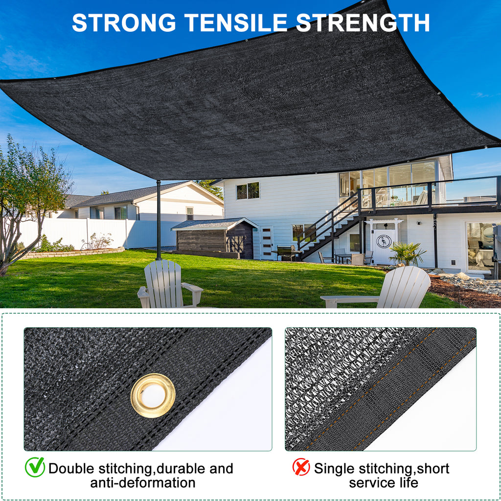 Kesfitt 40% Shade Cloth 6.5x10 FT for Garden Plants