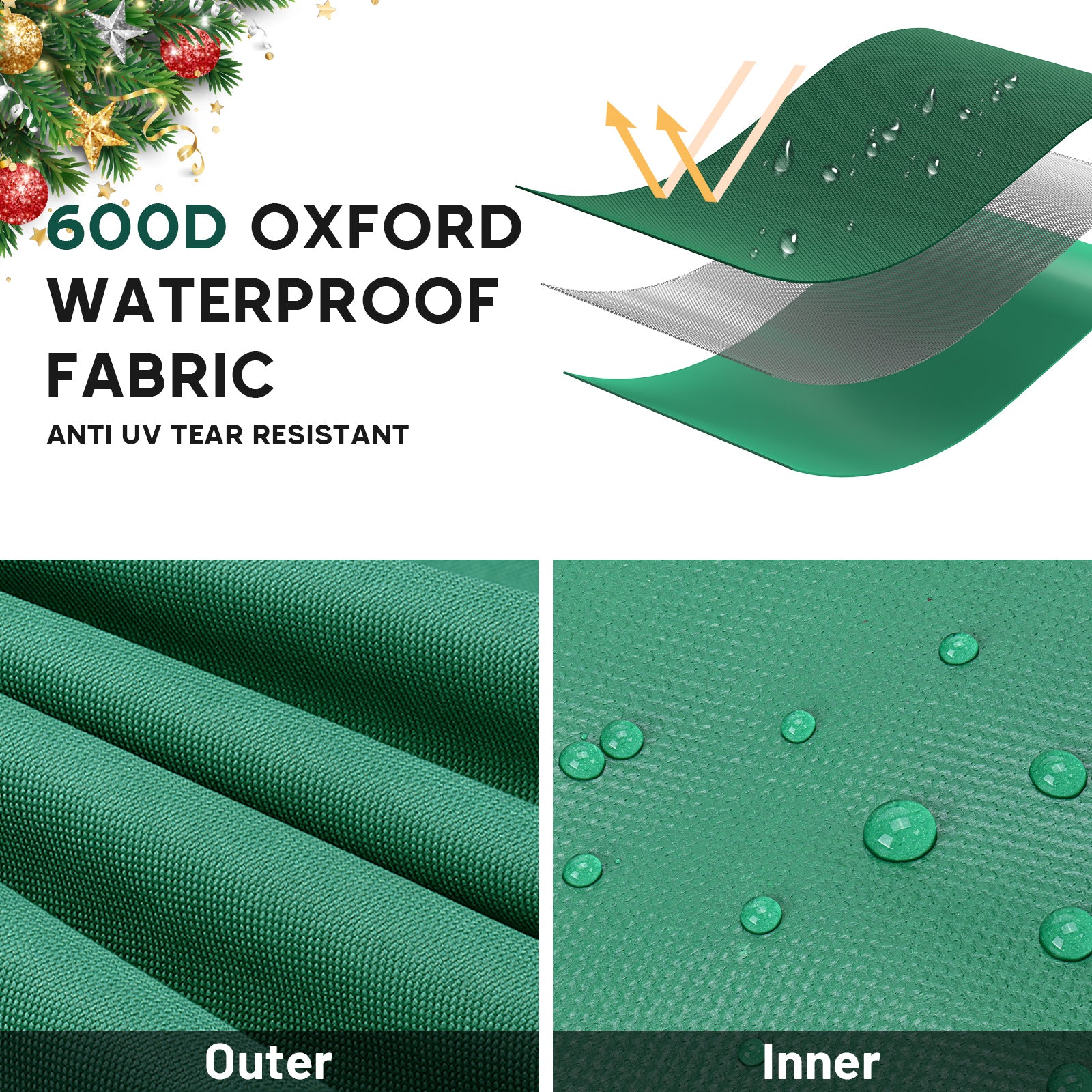 Christmas Tree Storage Bag 9Ft(Green)