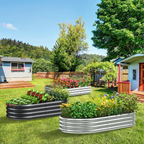 Raised Garden Bed Kit (Sliver, 6x3x1FT)