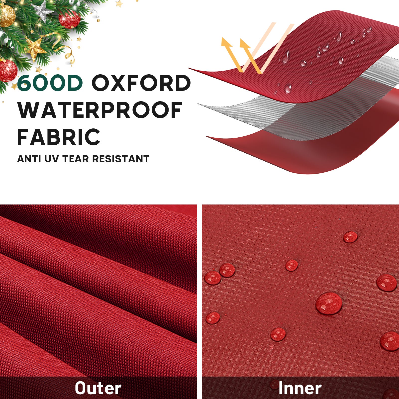 Christmas Tree Storage Bag 9Ft (Red)