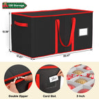 Christmas Ornament Storage Box（Black）