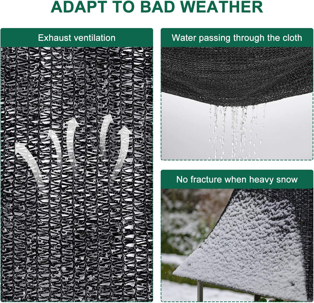 Kesfitt 40% Shade Cloth 6.5x10 FT for Garden Plants