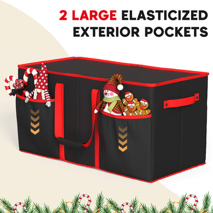 Christmas Ornament Storage Box（Black）