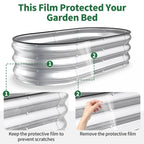 Raised Garden Bed Kit (Sliver, 4x2x1FT)