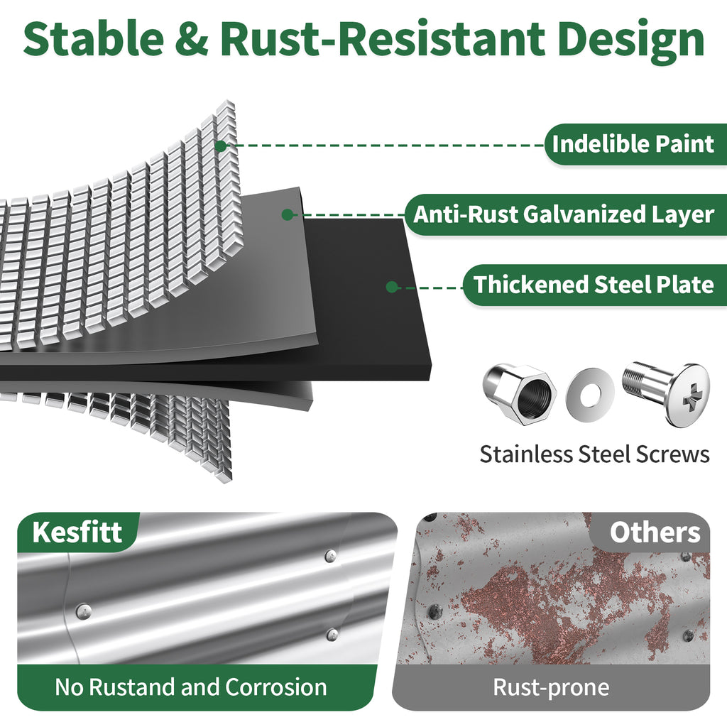 Raised Garden Bed Kit (Sliver, 4x2x1FT)