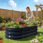 Raised Garden Bed Kit (Midnight Blue, 4x2x1FT)
