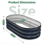 Raised Garden Bed Kit (Midnight Blue, 4x2x1FT)