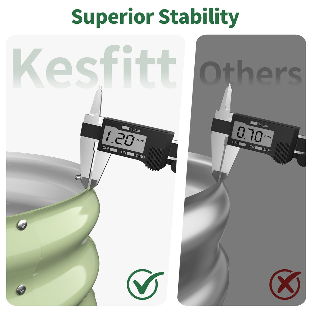 Raised Garden Bed Kit (Fruit Green, 4x2x1FT)