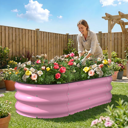 Raised Garden Bed  (Blushing Pink, 4x2x1 FT)