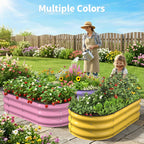 Raised Garden Bed  (Blushing Pink, 4x2x1 FT)