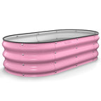 Raised Garden Bed  (Blushing Pink, 4x2x1 FT)