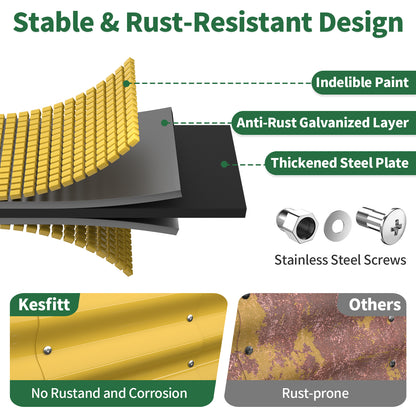 Raised Garden Bed  (Creamy Yellow, 4x2x1 FT)