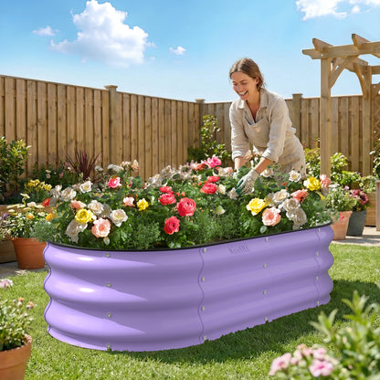 Raised Garden Bed  ( Lavender Purple, 4x2x1 FT)
