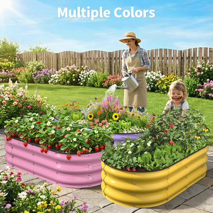 Raised Garden Bed  ( Lavender Purple, 4x2x1 FT)