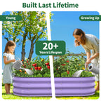 Raised Garden Bed  ( Lavender Purple, 4x2x1 FT)