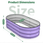 Raised Garden Bed  ( Lavender Purple, 4x2x1 FT)