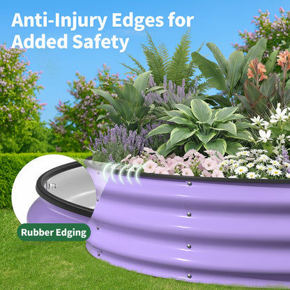 Raised Garden Bed Kit ( Lavender Purple, 4x4x1 ft)