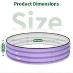 Raised Garden Bed Kit ( Lavender Purple, 4x4x1 ft)